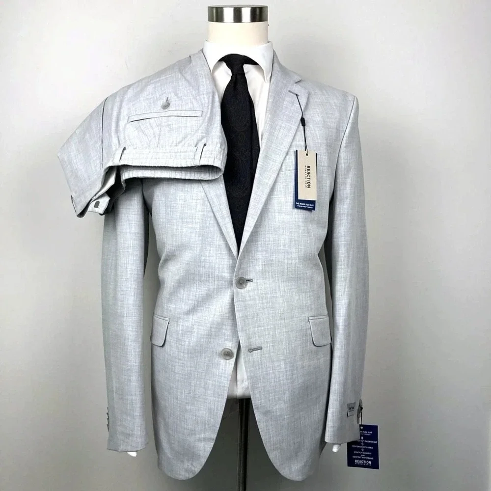 KENNETH COLE REACTION 2-pc suit Mismatched Jacket 44L Pants 33Wx32L E081219‎